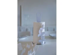Suporte de rolo de mesa Butterfly , aço moderno para até 3 rolos, ideal para banheiro e cozinha, feito na Itália^ Acessório Vinho E Bar