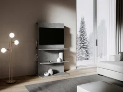 Móvel De Tv|Les Tendances Suporte de TV B Loki espátula antracite Cinzento