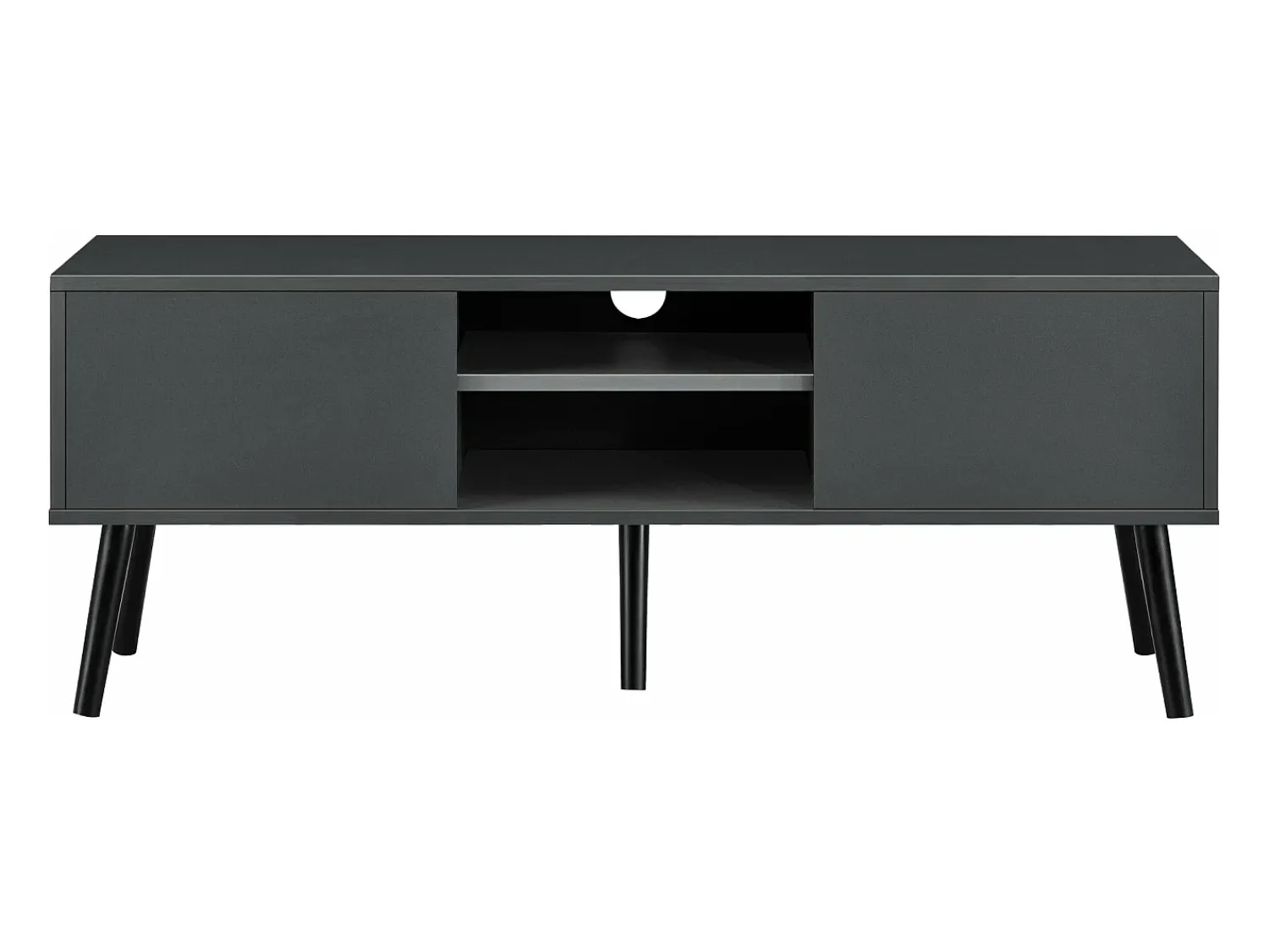 Helloshop26 Suporte de TV de design suporte para TV de 120 cm cinza escuro/ 03_0005864^ Móvel De Tv