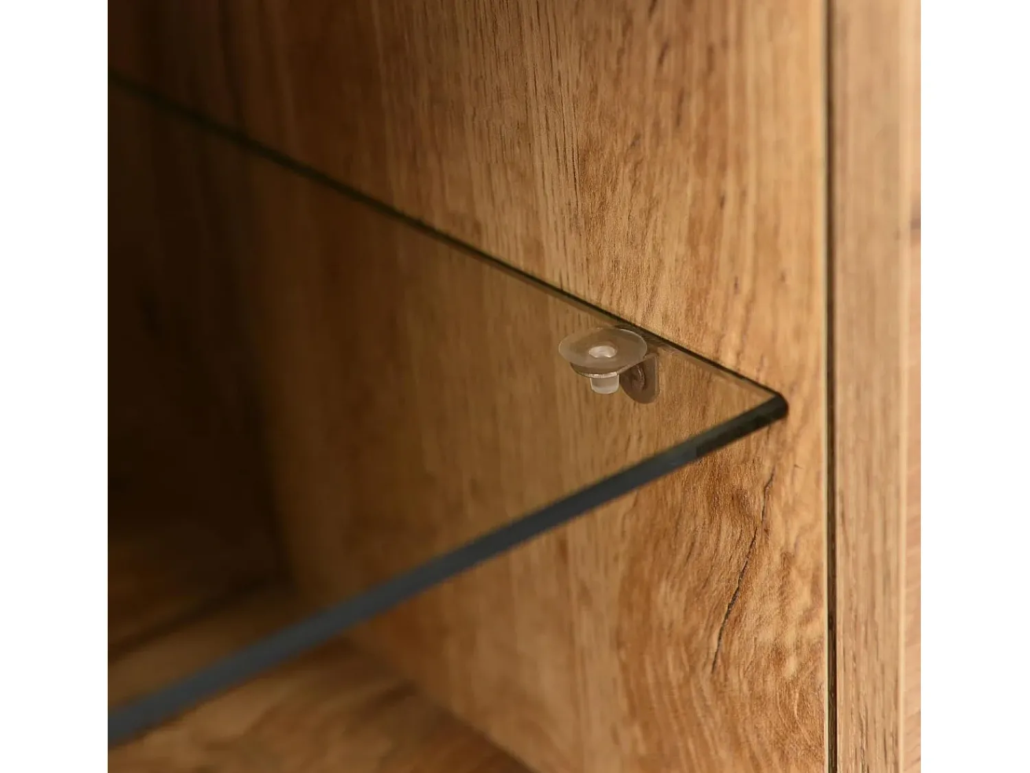 Online Suporte de TV de madeira com iluminação LED, portas e compartimento de armazenamento, para sala de estar, sala de jantar, quarto, madeira, 180 cm Natural claro