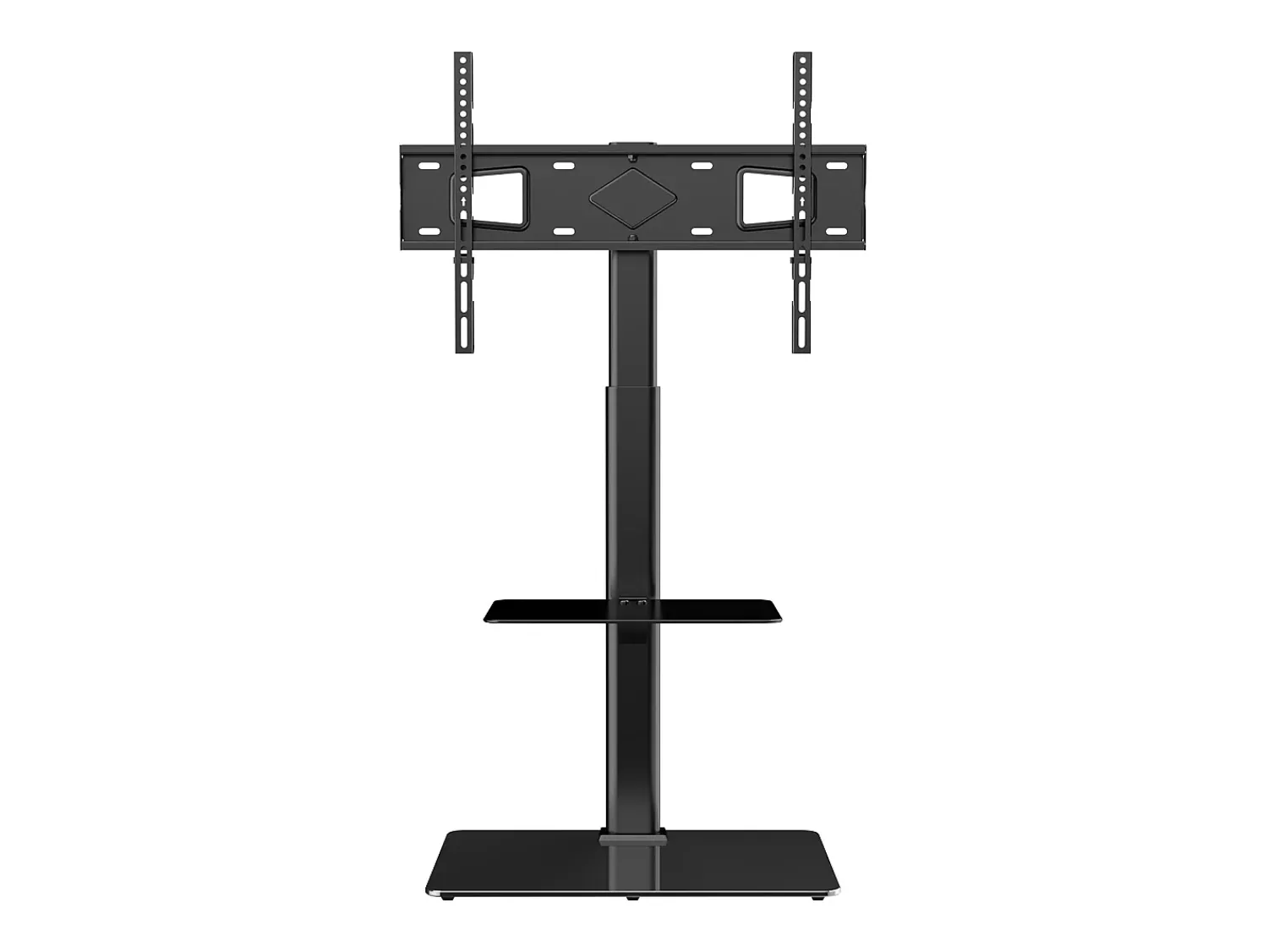 Móvel De Tv* Suporte de TV Giratório SucceBuy, Suporte Universal para Televisores de 81 a 165 CM, Altura Ajustável Preto