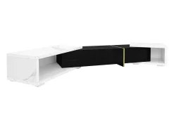 Suporte de TV moderno com altura ajustável (140-260 cm), suporte de TV baixo com função giratória,^ Móvel De Tv