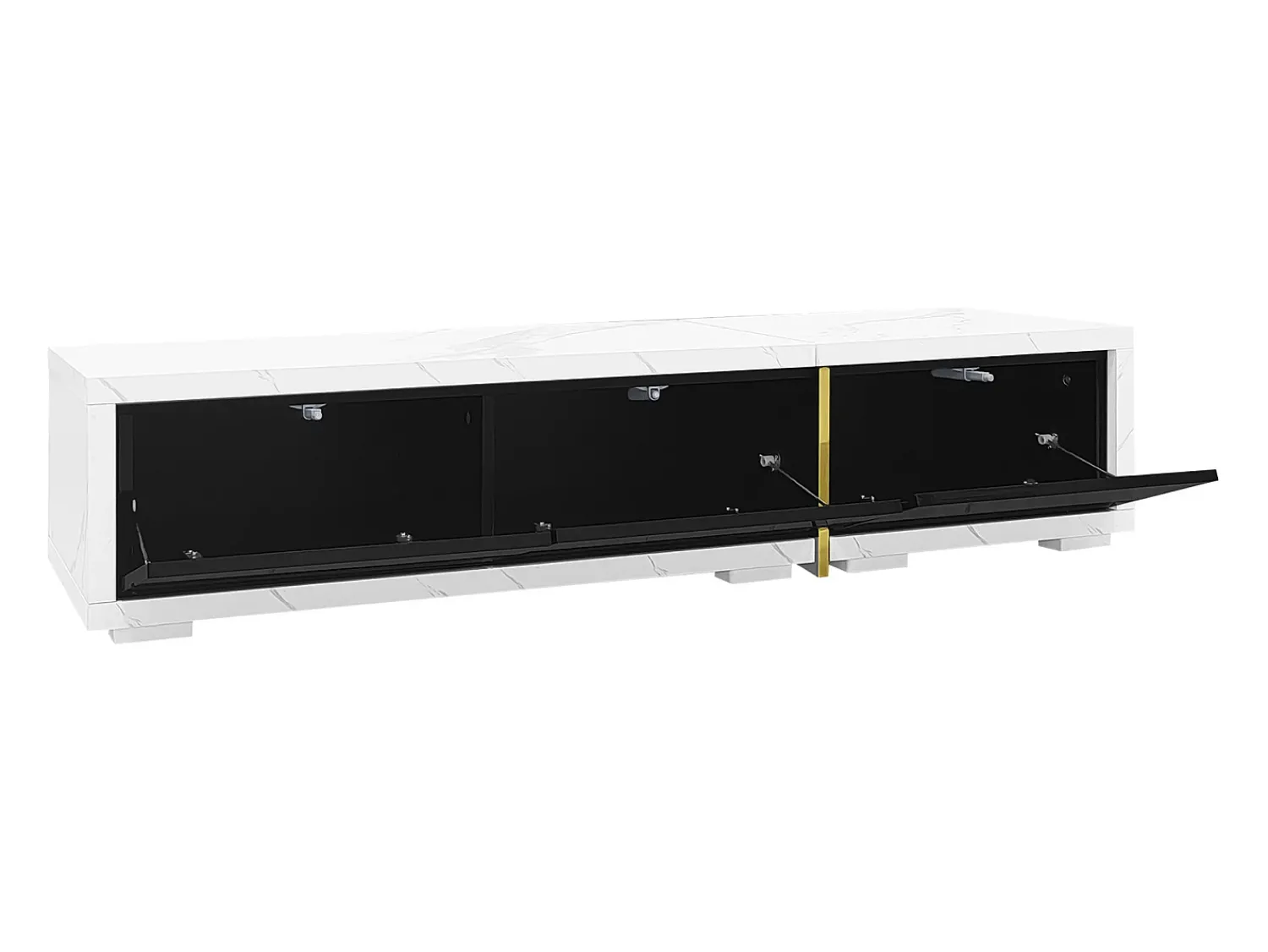 Suporte de TV moderno com altura ajustável (140-260 cm), suporte de TV baixo com função giratória,^ Móvel De Tv