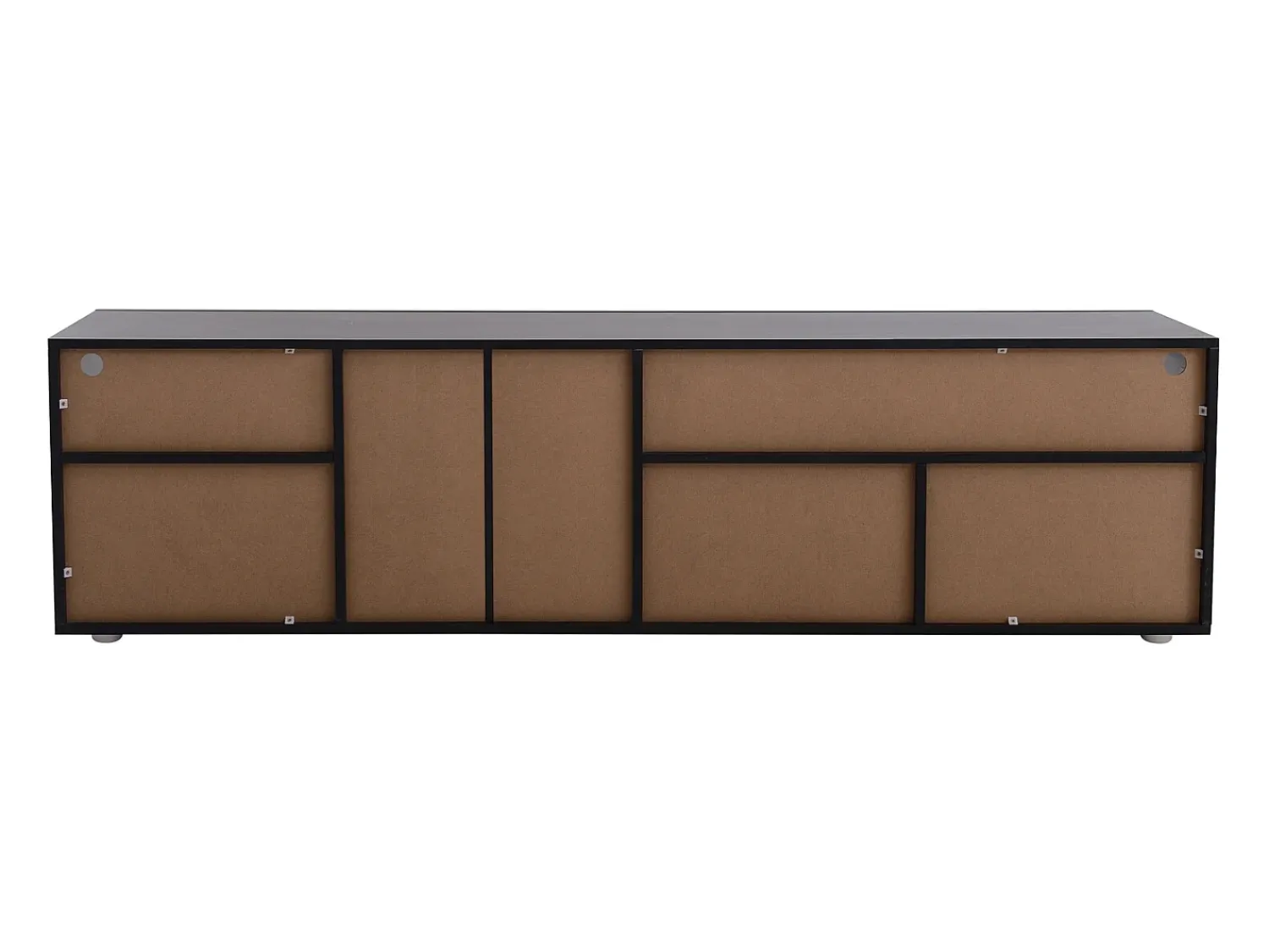 Sale Suporte de TV moderno , painel transparente, LED regulável, para sala de estar e sala de jantar, 180 x 35 x 45 cm Preto
