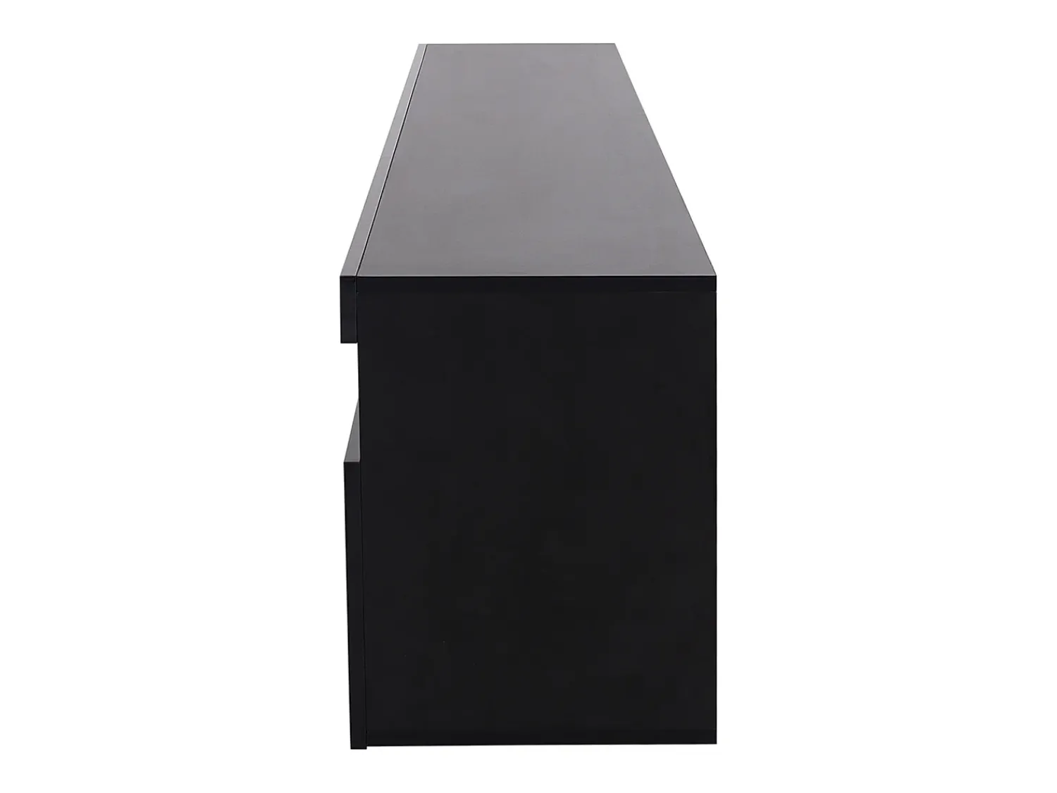 Sale Suporte de TV moderno , painel transparente, LED regulável, para sala de estar e sala de jantar, 180 x 35 x 45 cm Preto