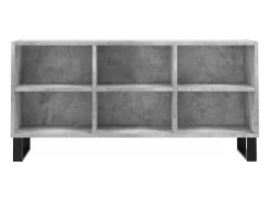 Helloshop26 Suporte de TV multimídia prateleira de TV aparador de TV sala de jantar sala de estar quarto 1035 x 30 x 50 cm madeira projetada cinza 02_0025644^ Móvel De Tv