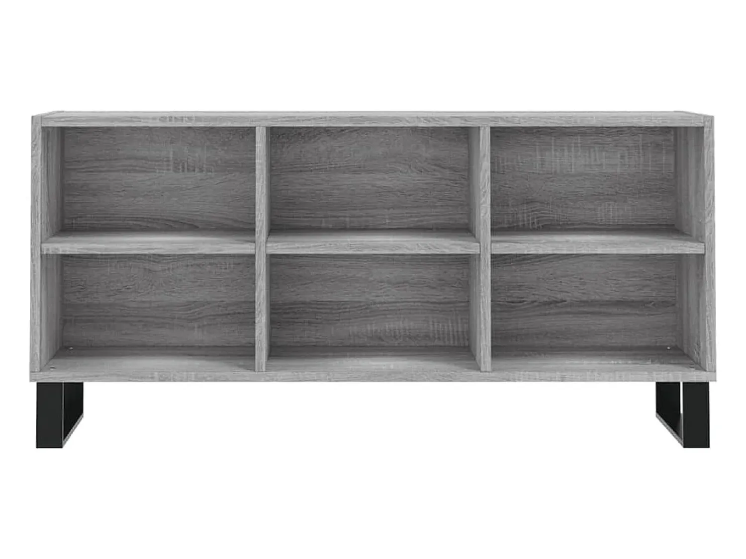Clearance Helloshop26 Suporte de TV multimídia prateleira de TV aparador de TV sala de jantar sala de estar quarto sonoma 1035 x 30 x 50 cm madeira projetada cinza 02_0028373 Castanho