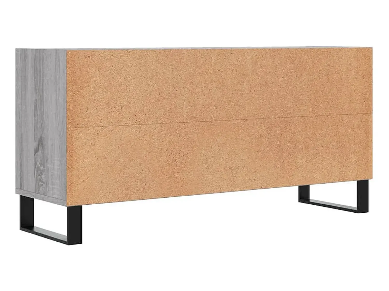 Clearance Helloshop26 Suporte de TV multimídia prateleira de TV aparador de TV sala de jantar sala de estar quarto sonoma 1035 x 30 x 50 cm madeira projetada cinza 02_0028373 Castanho