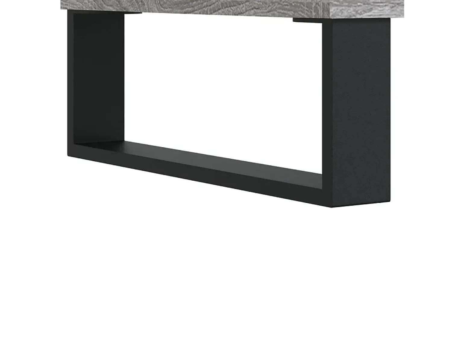 Clearance Helloshop26 Suporte de TV multimídia prateleira de TV aparador de TV sala de jantar sala de estar quarto sonoma 1035 x 30 x 50 cm madeira projetada cinza 02_0028373 Castanho