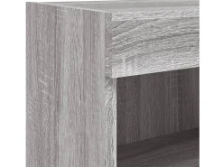 Móvel De Tv*Helloshop26 Suporte de TV multimídia prateleira de TV buffet de TV sala de jantar sala de estar quarto com LED 8 peças Sonoma Engineered Wood cinza 02_0029483 Castanho