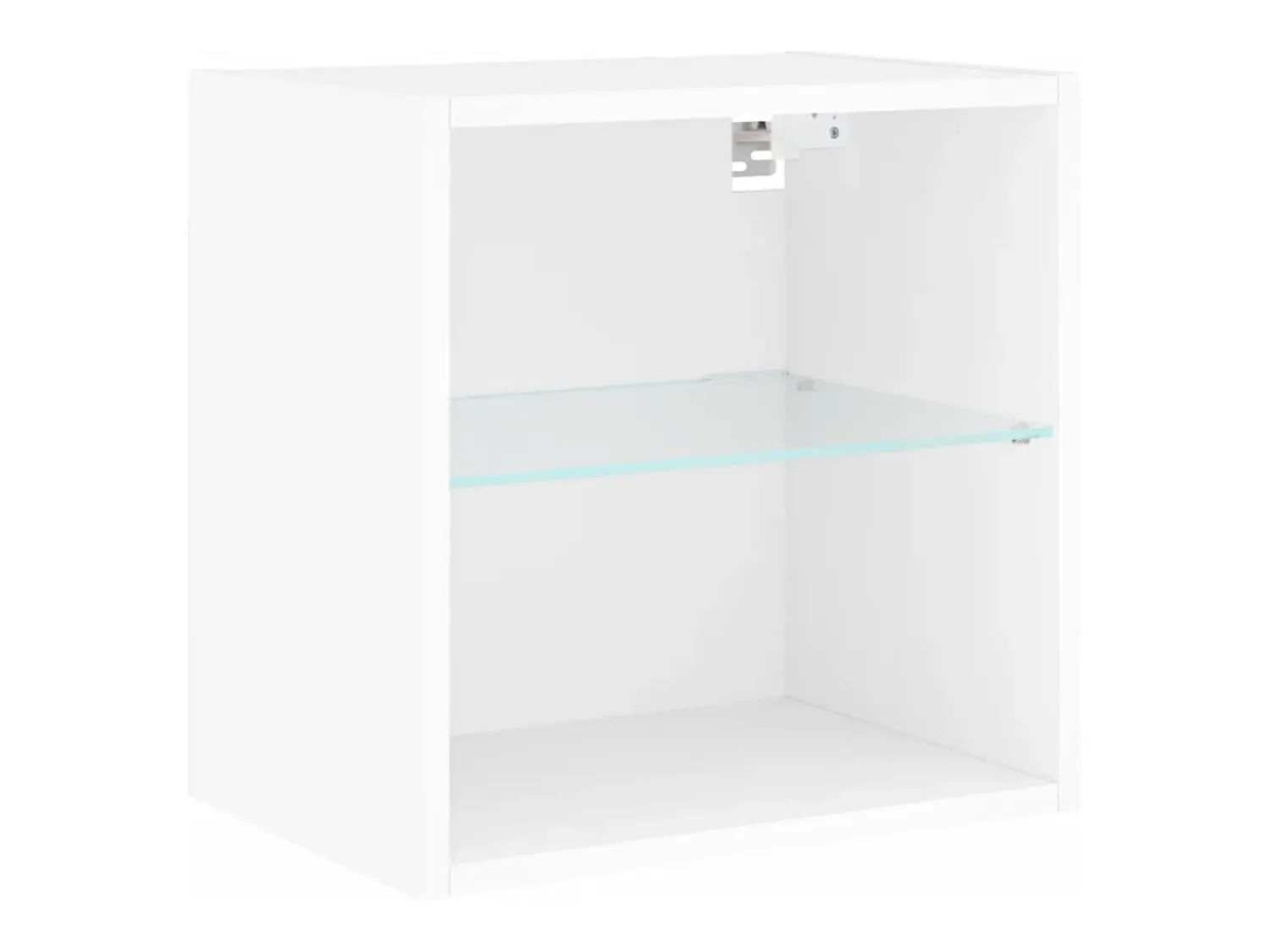 Móvel De Tv*Helloshop26 Suporte de TV multimídia prateleira de TV buffet de TV sala de jantar sala de estar quarto com LED 5 peças madeira projetada 02_0029379 Branco