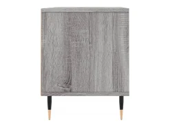 Móvel De Tv|Helloshop26 Suporte de TV multimídia prateleira de TV buffet de TV sala de jantar sala de estar quarto sonoma 100 x 345 x 445 cm madeira projetada cinza 02_0028325 Castanho