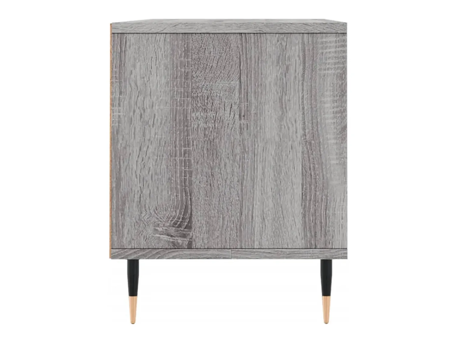 Móvel De Tv|Helloshop26 Suporte de TV multimídia prateleira de TV buffet de TV sala de jantar sala de estar quarto sonoma 100 x 345 x 445 cm madeira projetada cinza 02_0028325 Castanho