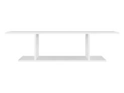 Helloshop26 Suporte de TV multimídia prateleira de TV armário de TV aparador de TV sala de jantar sala de estar quarto montado na parede 103 x 30 x 26,5 cm 02_0027745^ Móvel De Tv