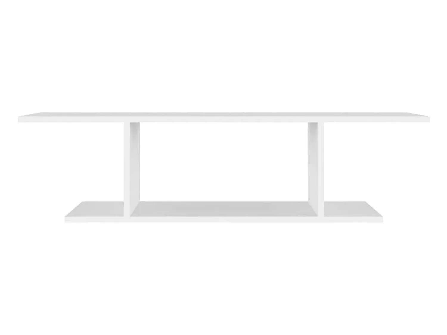 Helloshop26 Suporte de TV multimídia prateleira de TV armário de TV aparador de TV sala de jantar sala de estar quarto montado na parede 103 x 30 x 26,5 cm 02_0027745^ Móvel De Tv