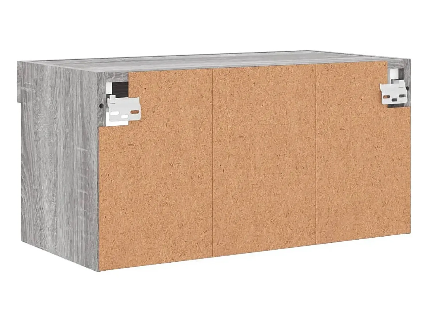 Móvel De Tv|Helloshop26 Suporte de TV multimídia prateleira de TV aparador armário de TV sala de jantar sala de estar quarto com luzes LED Sonoma 60 x 30 x 30 cm cinza 02_0026826 Cinzento