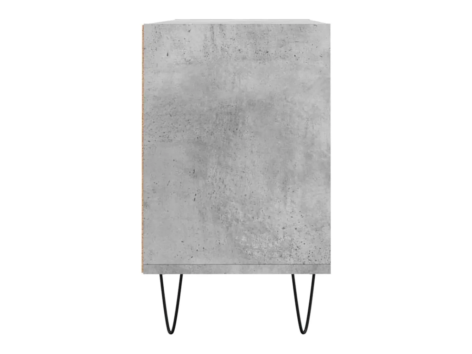 Helloshop26 Suporte de TV multimídia prateleira de TV aparador de TV sala de jantar sala de estar quarto 1035 x 30 x 50 cm madeira projetada cinza 02_0025642 Castanho