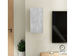 Hot Helloshop26 Suporte de TV multimídia prateleira de TV aparador de TV sala de jantar sala de estar quarto 305 x 30 x 60 cm madeira projetada cinza 02_0026122 Castanho
