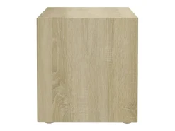 Helloshop26 Suporte de TV multimídia prateleira de TV aparador de TV sala de jantar sala de estar quarto carvalho Sonoma 37 x 35 x 37 cm madeira de engenharia marrom 02_0027525^ Móvel De Tv
