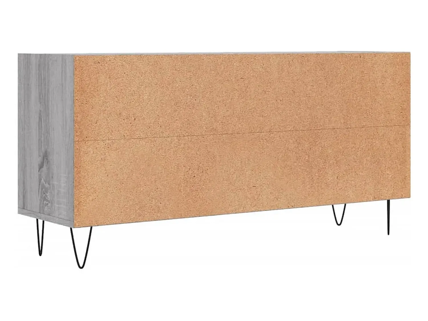 Sale Helloshop26 Suporte de TV multimídia prateleira de TV aparador de TV sala de jantar sala de estar quarto sonoma 1035 x 30 x 50 cm madeira projetada cinza 02_0028372 Castanho