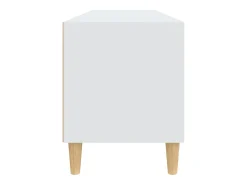 Outlet Helloshop26 Suporte de TV multimídia prateleira de TV aparador de TV sala de jantar sala de estar quarto 100 x 345 x 445 cm madeira de engenharia branca 02_0025469 Branco
