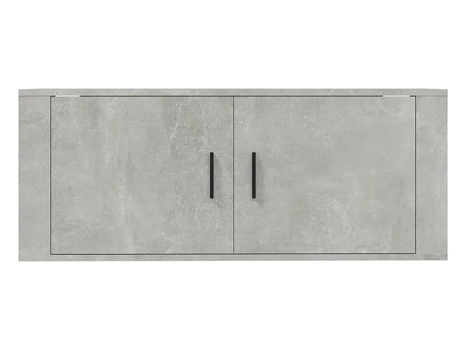 Móvel De Tv*Helloshop26 Suporte de TV multimídia prateleira de TV aparador de TV montado na parede adequado para sala de jantar sala de estar quarto 100 x 34,5 x 40 cm cinza 02_0027741 Cinzento