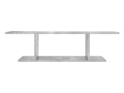 Helloshop26 Suporte de TV multimídia prateleira de TV aparador de TV montado na parede adequado para sala de jantar sala de estar quarto 103 x 30 x 26,5 cm cinza 02_0027746^ Móvel De Tv