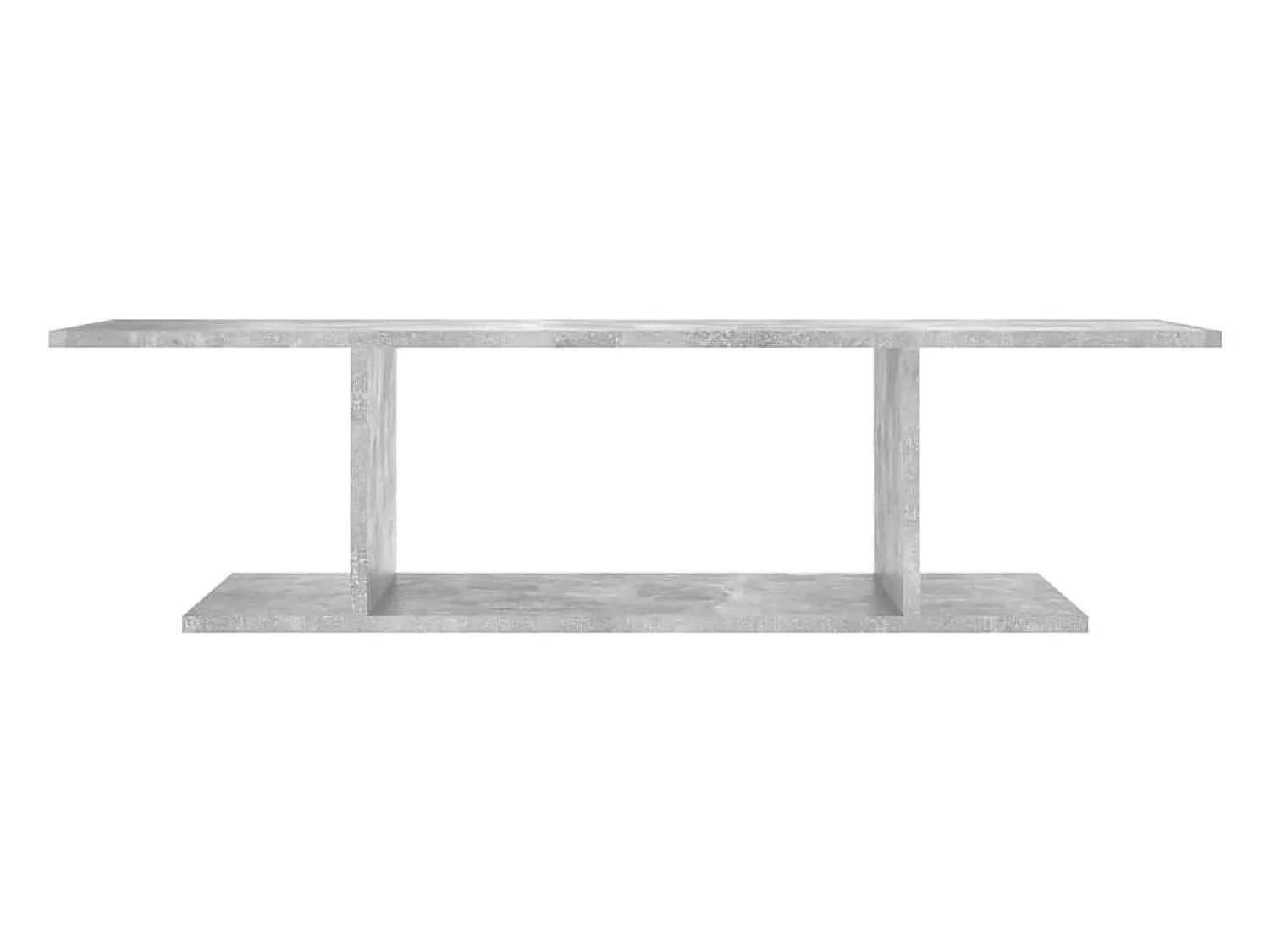 Helloshop26 Suporte de TV multimídia prateleira de TV aparador de TV montado na parede adequado para sala de jantar sala de estar quarto 103 x 30 x 26,5 cm cinza 02_0027746^ Móvel De Tv
