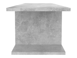 Helloshop26 Suporte de TV multimídia prateleira de TV aparador de TV montado na parede adequado para sala de jantar sala de estar quarto 103 x 30 x 26,5 cm cinza 02_0027746^ Móvel De Tv