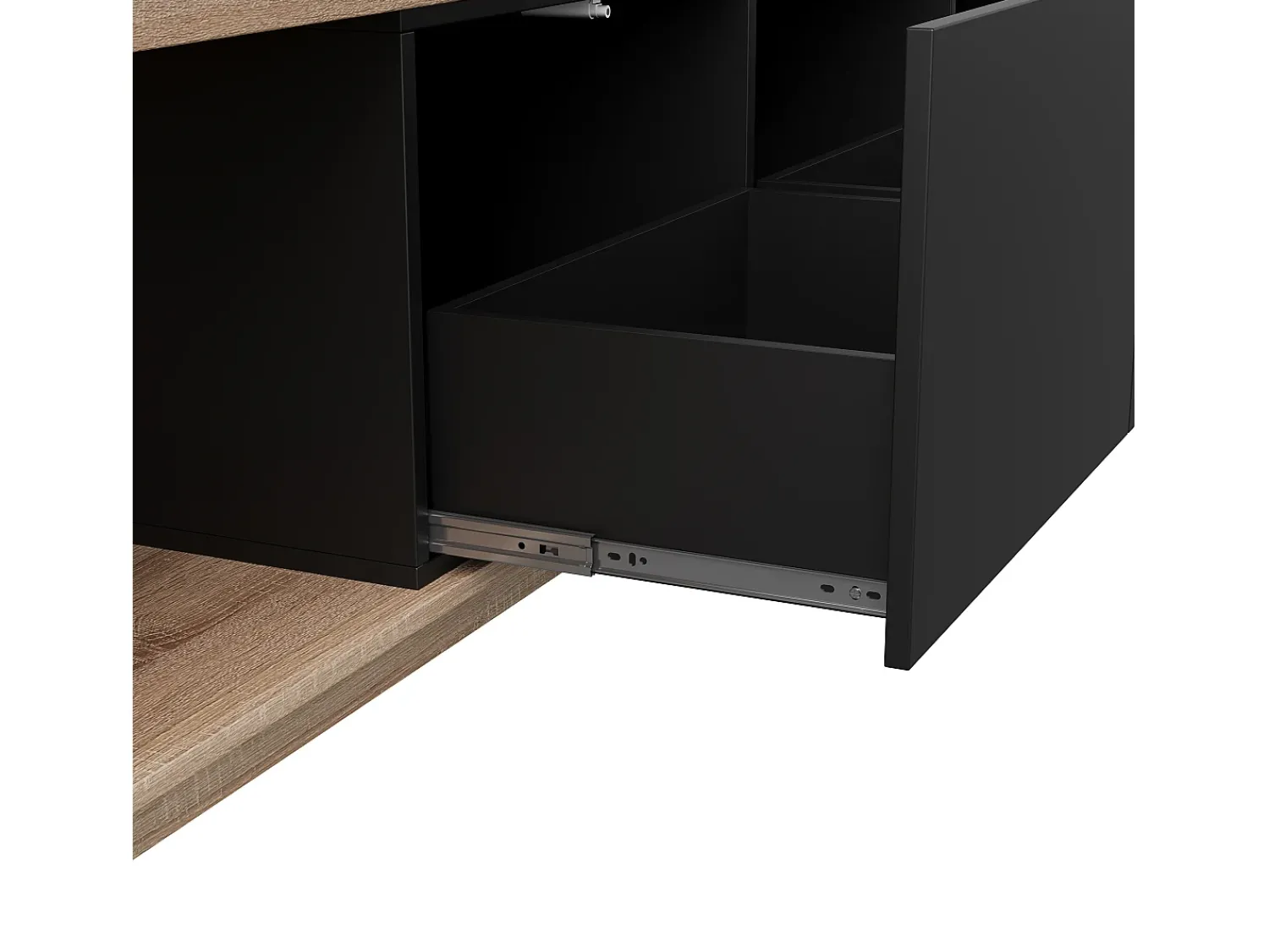 Discount Suporte de TV com iluminação LED integrada, móvel para TV, para sala de estar e quarto, 240 x 38 x 44 cm, Preto