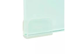 Móvel De Tv|Helloshop26 Suporte de TV/aparador/monitor prático e com design exclusivo para TVs de vidro branco de 80 cm (2502231) Transparente