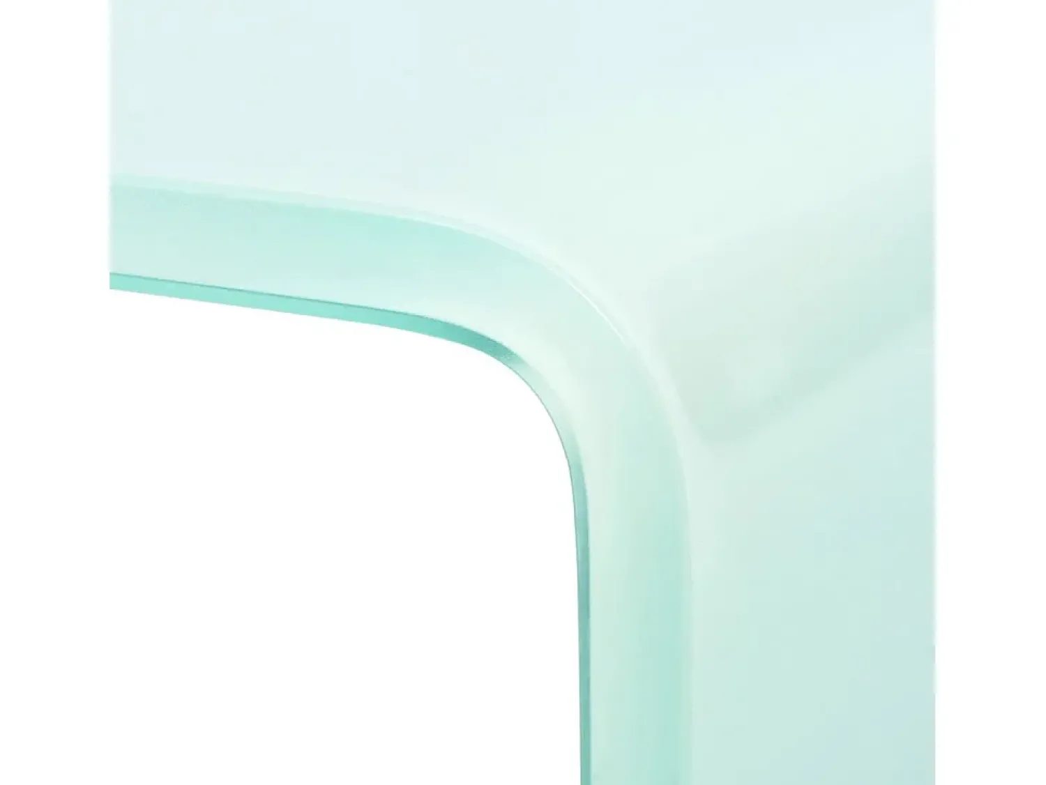 Móvel De Tv|Helloshop26 Suporte de TV/aparador/monitor prático e com design exclusivo para TVs de vidro branco de 80 cm (2502231) Transparente