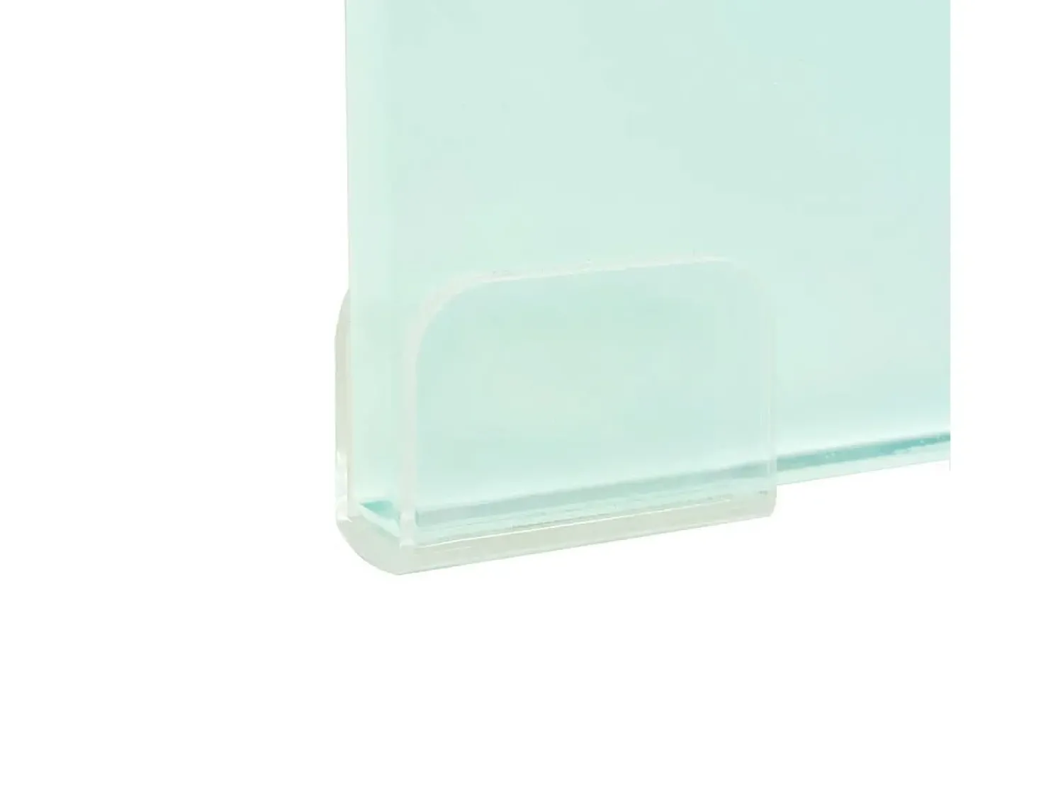 Helloshop26 Suporte de TV/aparador/monitor de design prático para TV de vidro branco de 100 cm 2502222^ Móvel De Tv
