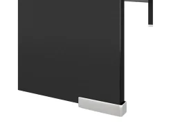Móvel De Tv| Suporte de TV/monitores em vidro 110x30x13 cm PT752354 Preto