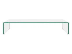 Online Suporte de TV/monitores em vidro 70x30x13 cm PT162985 Transparente