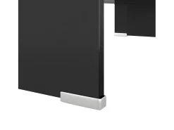 New Suporte de TV/monitores em vidro 60x25x11 cm PT773720 Preto