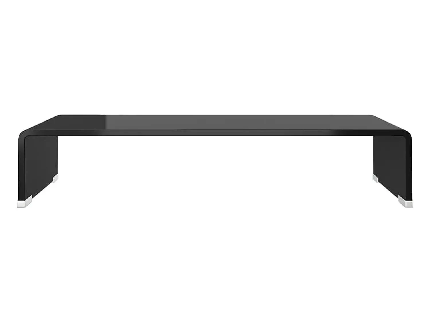 New Suporte de TV/monitores em vidro 60x25x11 cm PT773720 Preto