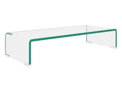 Suporte de TV/monitores em vidro 60x25x11 cm PT883246^ Móvel De Tv