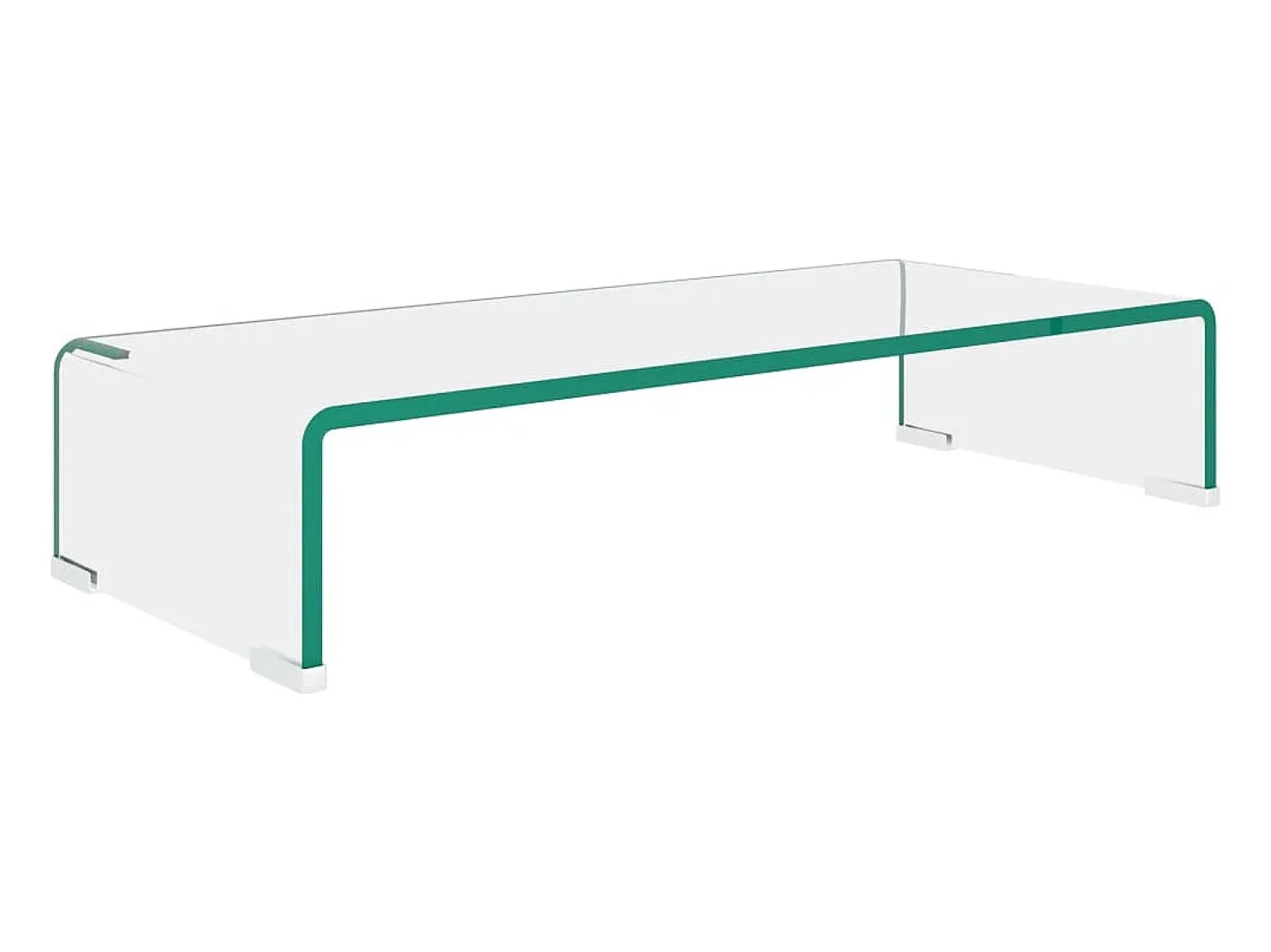 Suporte de TV/monitores em vidro 60x25x11 cm PT883246^ Móvel De Tv