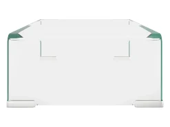 Best Suporte de TV/monitores em vidro 40x25x11 cm PT538859 Transparente