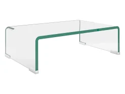 Best Suporte de TV/monitores em vidro 40x25x11 cm PT538859 Transparente