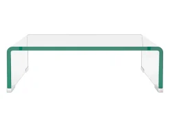 Best Suporte de TV/monitores em vidro 40x25x11 cm PT538859 Transparente