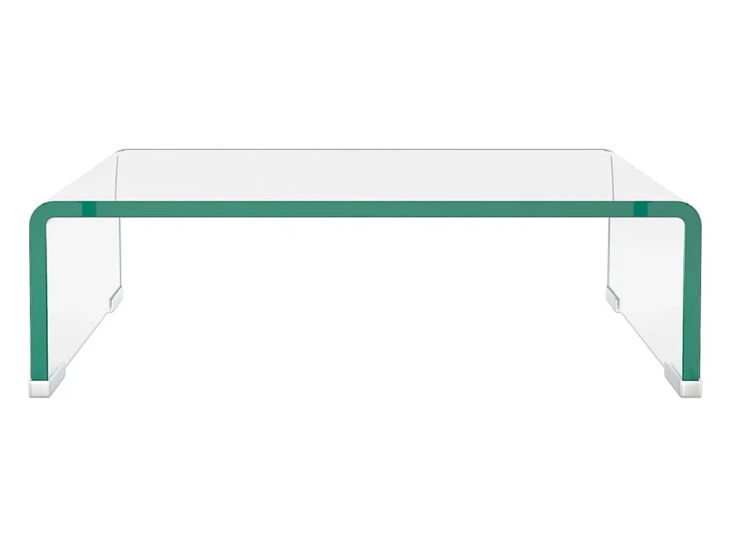 Best Suporte de TV/monitores em vidro 40x25x11 cm PT538859 Transparente