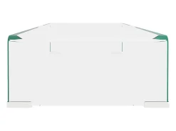 Suporte de TV/monitores em vidro 80x30x13 cm PT536744^ Móvel De Tv