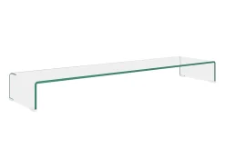 Best Suporte de TV/monitores em vidro 120x30x13 cm PT756002 Transparente