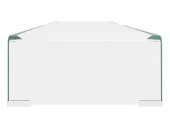 Best Suporte de TV/monitores em vidro 120x30x13 cm PT756002 Transparente