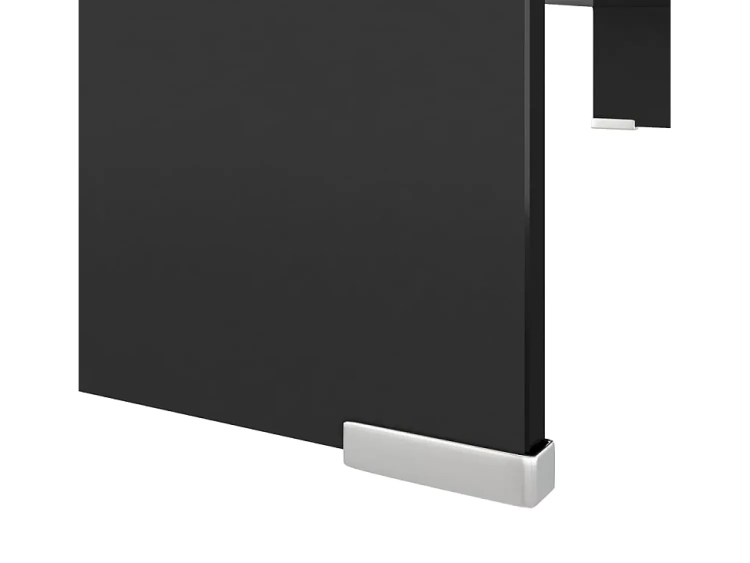 Móvel De Tv* Suporte de TV/monitores em vidro 90x30x13 cm PT776186 Preto