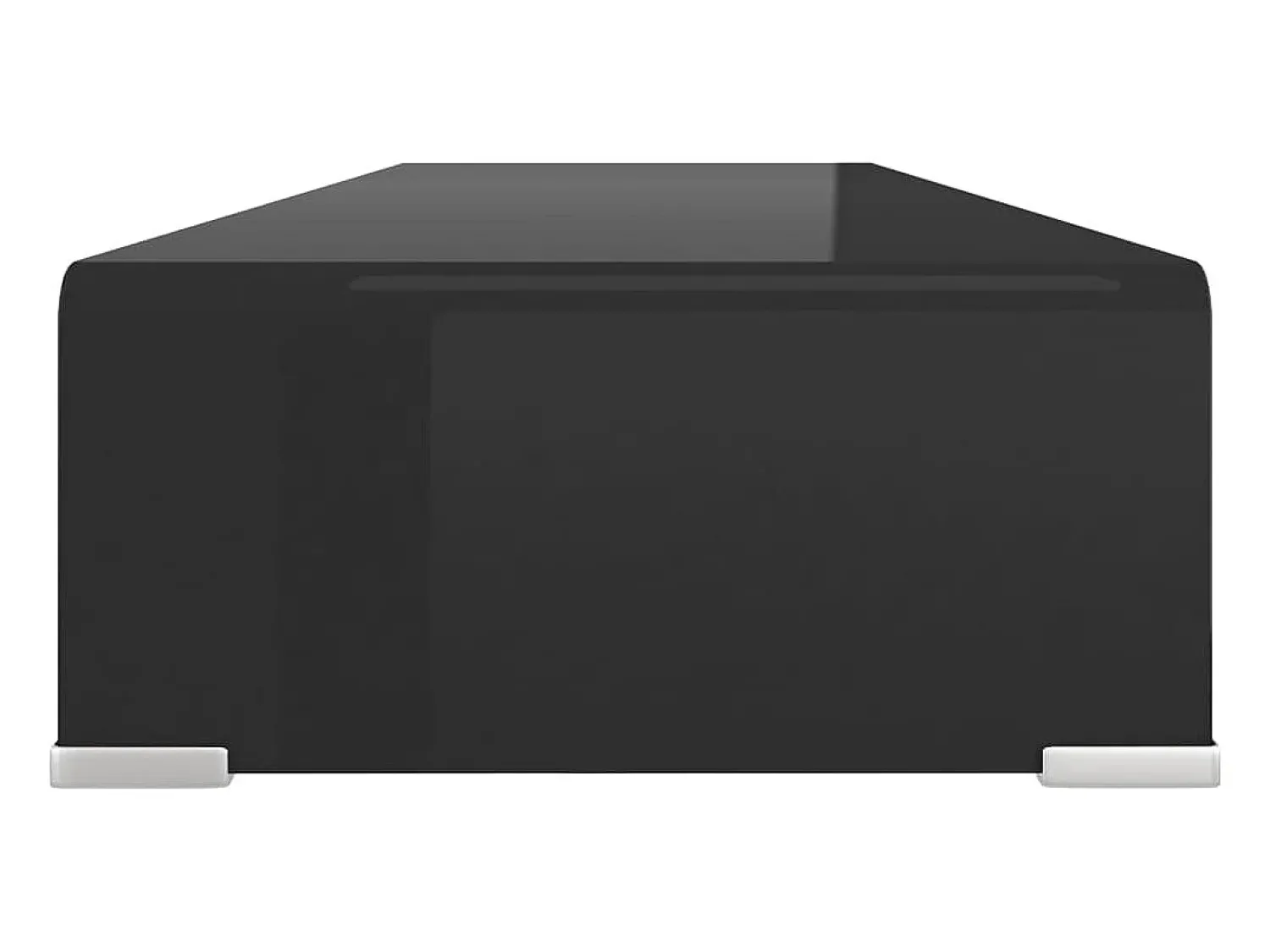 Móvel De Tv* Suporte de TV/monitores em vidro 90x30x13 cm PT776186 Preto