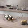 Acessórios De Arrumação|Acessório Vinho E Bar|METALTEX Suporte empilhável para 12 garrafas modulável em t cinza Polytherm®