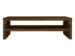 Móvel De Tv* Suporte monitor 42x24x13 cm derivados madeira carvalho PT626336 Castanho